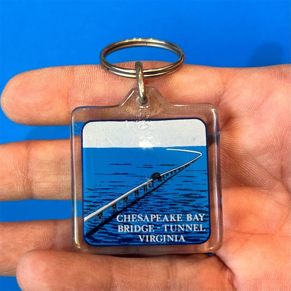 Chesapeake Bay Bridge-Tunnel Virginia Souvenir Keychain